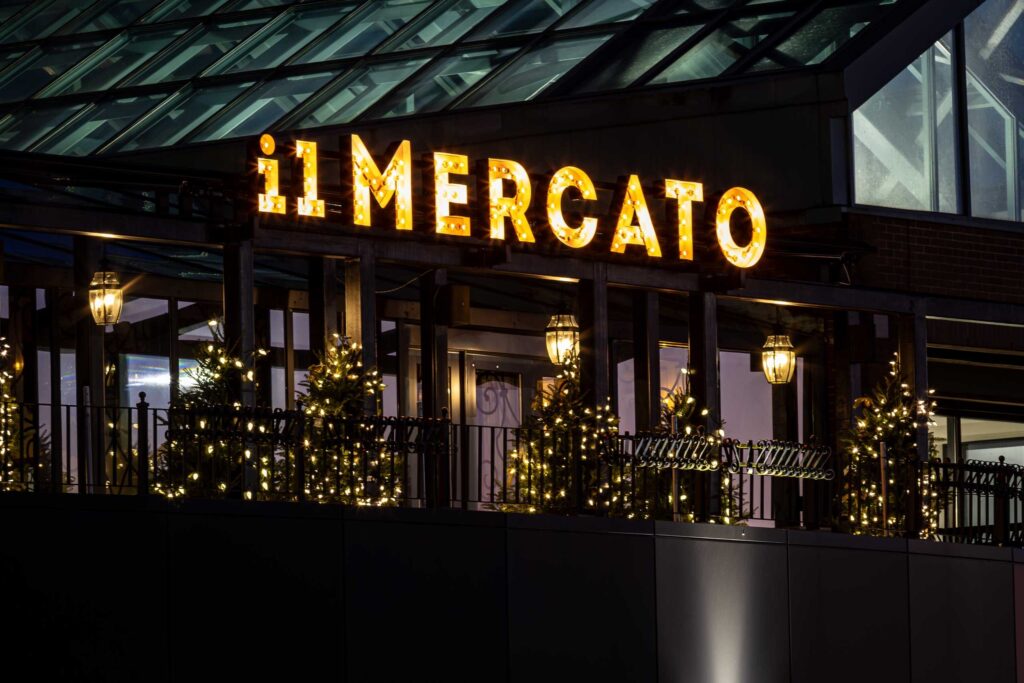 IL Mercato Bedford Night Photo