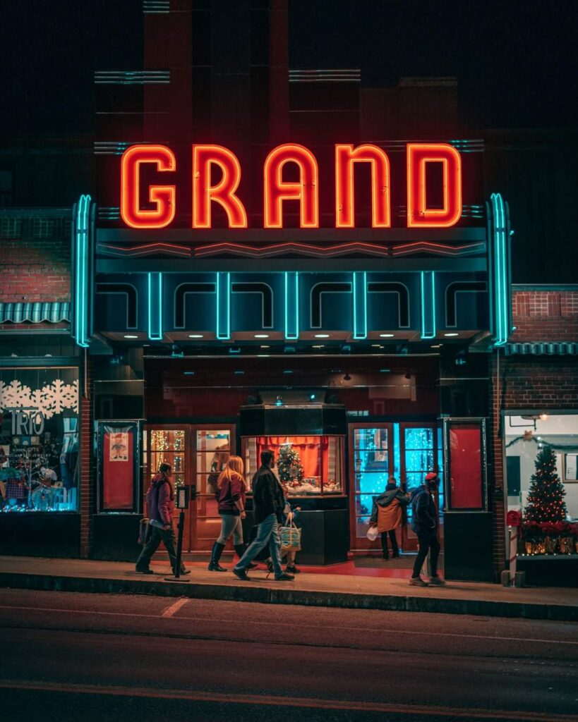 The Grand Theater at Night